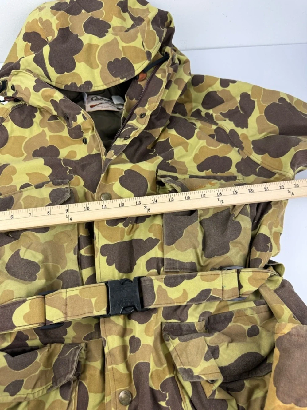 Vintage Cabela's Coveralls Mens L Duck Camo Goretex Insulated Frogskin SEE ALL.